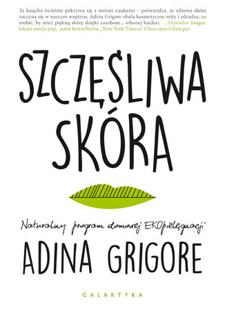 Szczęśliwa skóra Adina Grigore - okladka książki
