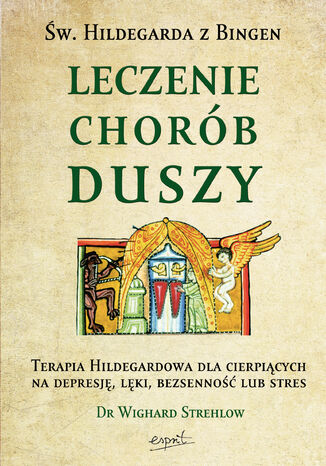 Leczenie chorób duszy. Terapia Hildegardowa dla cierpiących na depresję, lęki, bezsenność lub stres dr Wighard Strehlow - okladka książki