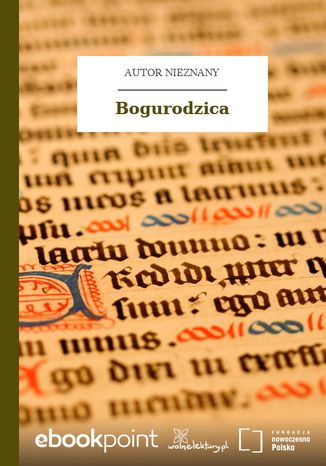 Bogurodzica Autor nieznany - okladka książki