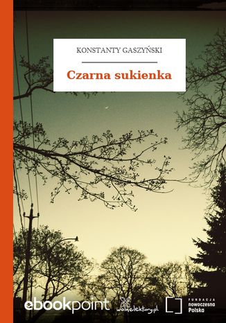 Czarna sukienka Konstanty Gaszyński - okladka książki