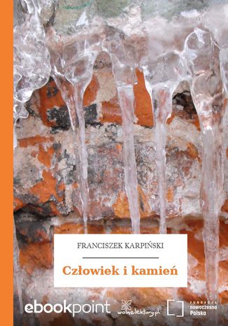 Człowiek i kamień Franciszek Karpiński - okladka książki