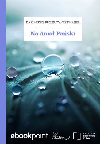 Na Anioł Pański Kazimierz Przerwa-Tetmajer - okladka książki