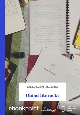 Obiad literacki Tadeusz Boy-Żeleński - okladka książki