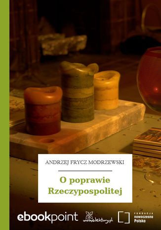 O poprawie Rzeczypospolitej Andrzej Frycz Modrzewski - okladka książki