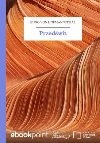 Przedświt Hugo von Hofmannsthal - okladka książki