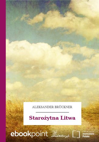 Starożytna Litwa Aleksander Brückner - okladka książki