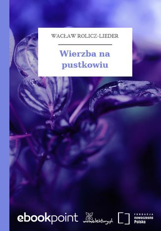 Wierzba na pustkowiu Wacław Rolicz-Lieder - okladka książki