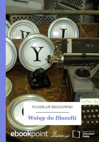 Wstęp do filozofii Stanisław Brzozowski - okladka książki