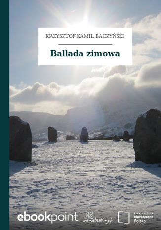 Ballada zimowa Krzysztof Kamil Baczyński - okladka książki