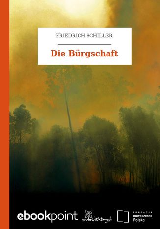 Die Bürgschaft Fryderyk Schiller - okladka książki