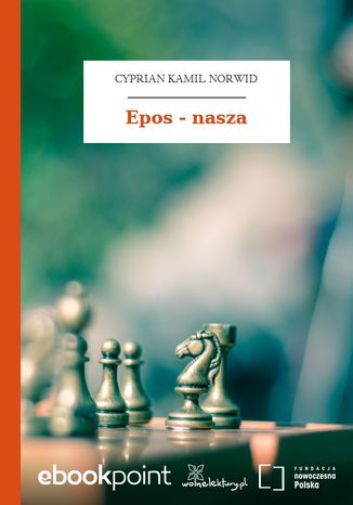 Epos - nasza Cyprian Kamil Norwid - okladka książki