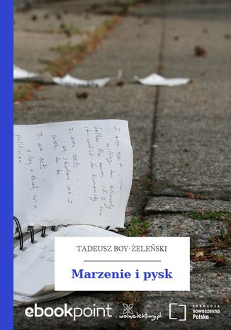 Marzenie i pysk Tadeusz Boy-Żeleński - okladka książki