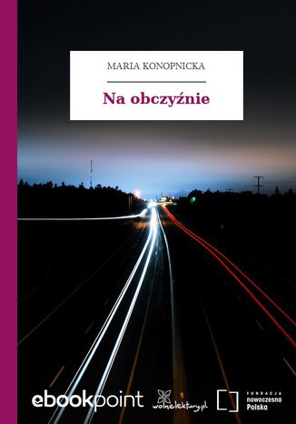 Na obczyźnie Maria Konopnicka - okladka książki