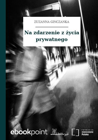 Na zdarzenie z życia prywatnego Zuzanna Ginczanka - okladka książki