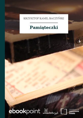 Pamiąteczki Krzysztof Kamil Baczyński - okladka książki