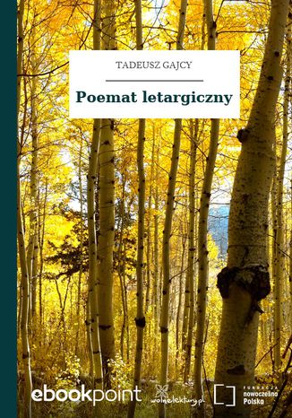 Poemat letargiczny Tadeusz Gajcy - okladka książki