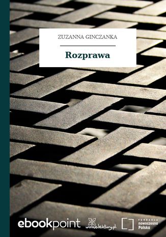 Rozprawa Zuzanna Ginczanka - okladka książki