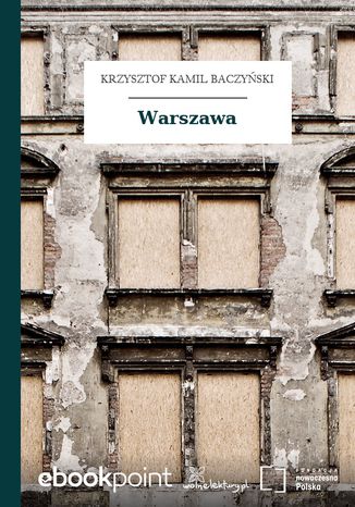 Warszawa Krzysztof Kamil Baczyński - okladka książki