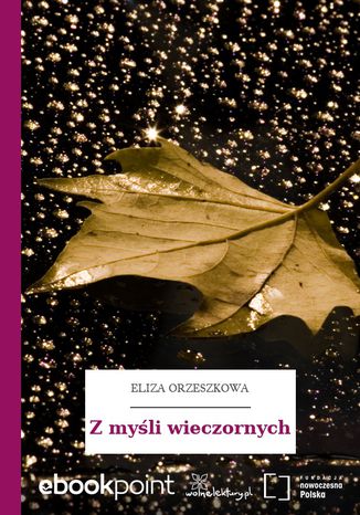 Z myśli wieczornych Eliza Orzeszkowa - okladka książki