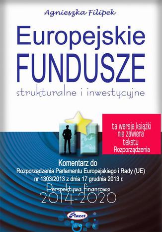 Europejskie fundusze 2014-2020 strukturalne i inwestycyjne Agnieszka Filipek - okladka książki