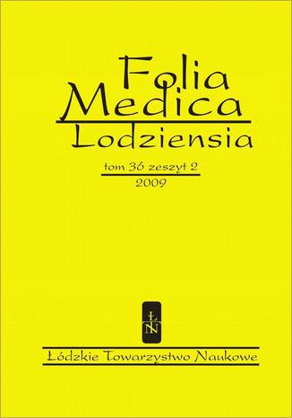 Folia Medica Lodziensia t. 36 z. 2/2009 Praca zbiorowa - okladka książki