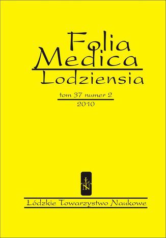 Folia Medica Lodziensia t. 37 z. 2/2010 Praca zbiorowa - okladka książki