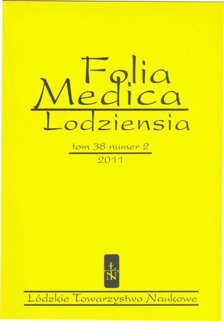 Folia Medica Lodziensia t. 38 z. 2/2011 Praca zbiorowa - okladka książki