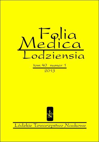 Folia Medica Lodziensia t. 40 z. 1/2013 Praca zbiorowa - okladka książki