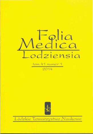 Folia Medica Lodziensia t. 41 z. 1/2014 Praca zbiorowa - okladka książki