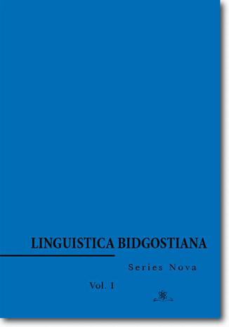 Linguistica Bidgostiana. Series nova. Vol. 1 Andrzej S. Dyszak - okladka książki
