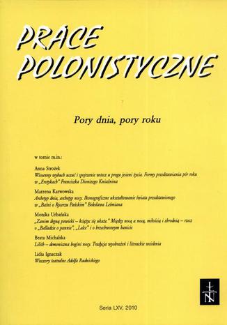 Prace Polonistyczne t. 65/2010 Praca zbiorowa - okladka książki