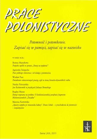 Prace Polonistyczne t. 66/2011 Praca zbiorowa - okladka książki