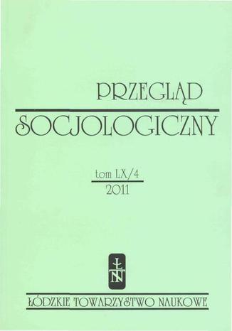 Przegląd Socjologiczny t. 60 z. 4/2011 Praca zbiorowa - okladka książki