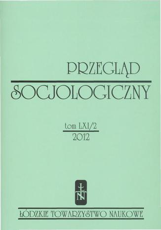 Przegląd Socjologiczny t. 61 z. 2/2012 Praca zbiorowa - okladka książki