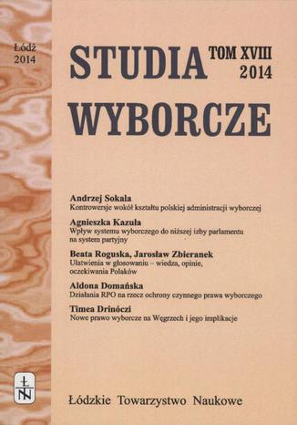 Studia Wyborcze t. 18 Praca zbiorowa - okladka książki