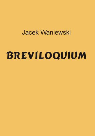 Breviloquium Jacek Waniewski - okladka książki