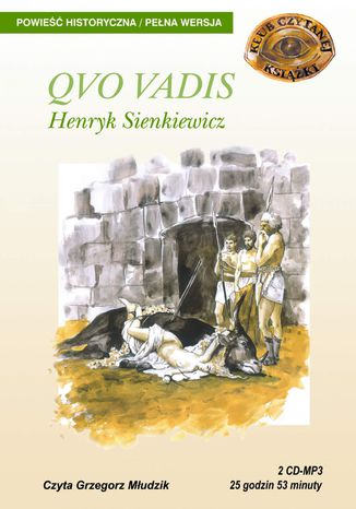 Quo Vadis Henryk Sienkiewicz - okladka książki