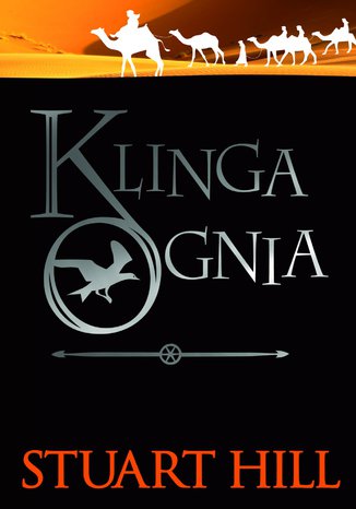 Klinga ognia Stuart Hill - okladka książki