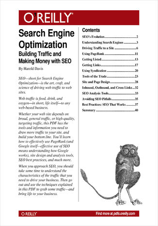 Search Engine Optimization Harold Davis - okladka książki