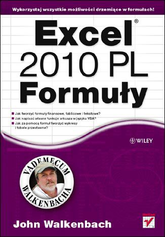 Excel 2010 PL. Formuły John Walkenbach - okladka książki