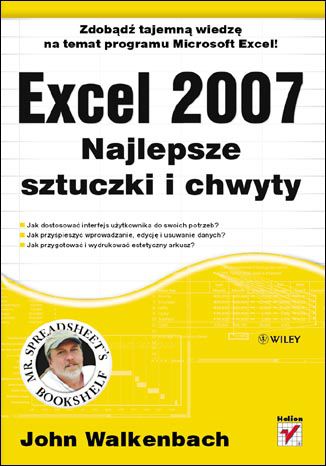 Excel 2007. Najlepsze sztuczki i chwyty John Walkenbach - okladka książki
