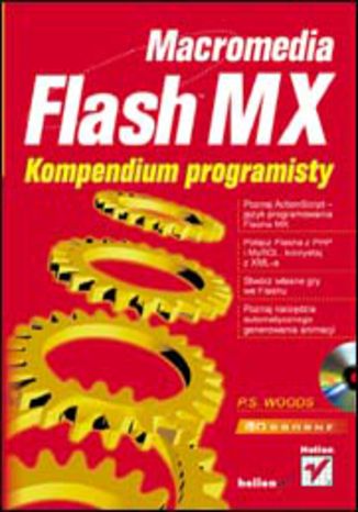 Macromedia Flash MX. Kompendium programisty P.S. Woods - okladka książki