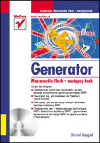Generator. Macromedia Flash - następny krok Daniel Bargieł - okladka książki