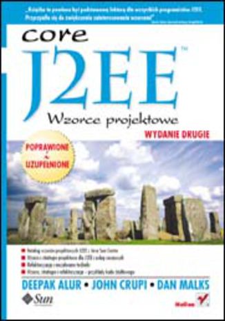 J2EE. Wzorce projektowe. Wydanie 2 Deepak Alur, John Crupi, Dan Malks - okladka książki