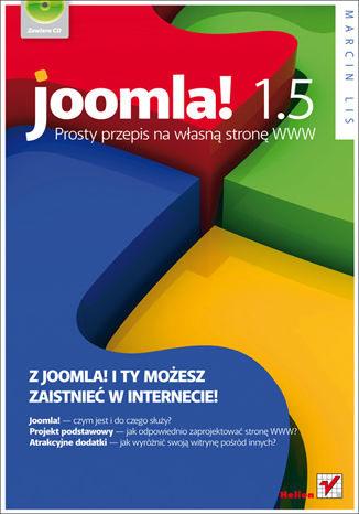 Joomla! 1.5. Prosty przepis na własną stronę WWW Marcin Lis - okladka książki