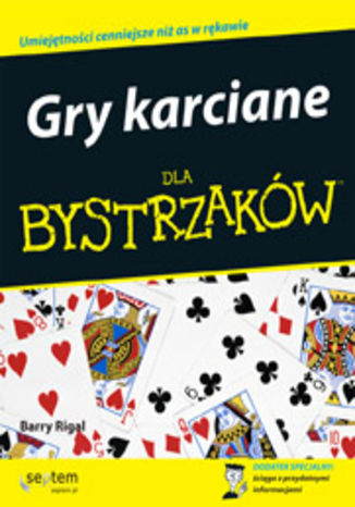 Gry karciane dla bystrzaków Barry Rigal - okladka książki