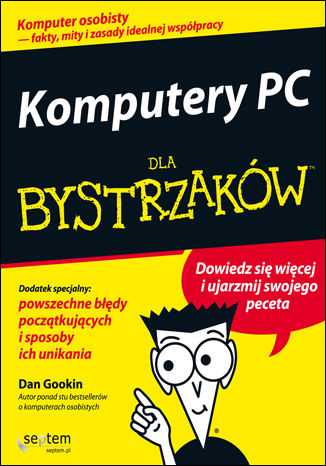 Komputery PC dla bystrzaków Dan Gookin - okladka książki