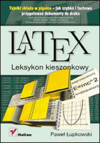 LaTeX. Leksykon kieszonkowy Paweł Łupkowski - okladka książki