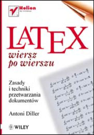 LaTeX. Wiersz po wierszu Antoni Diller - okladka książki
