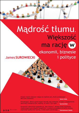 Mądrość tłumu. Większość ma rację w ekonomii, biznesie i polityce James Surowiecki - okladka książki